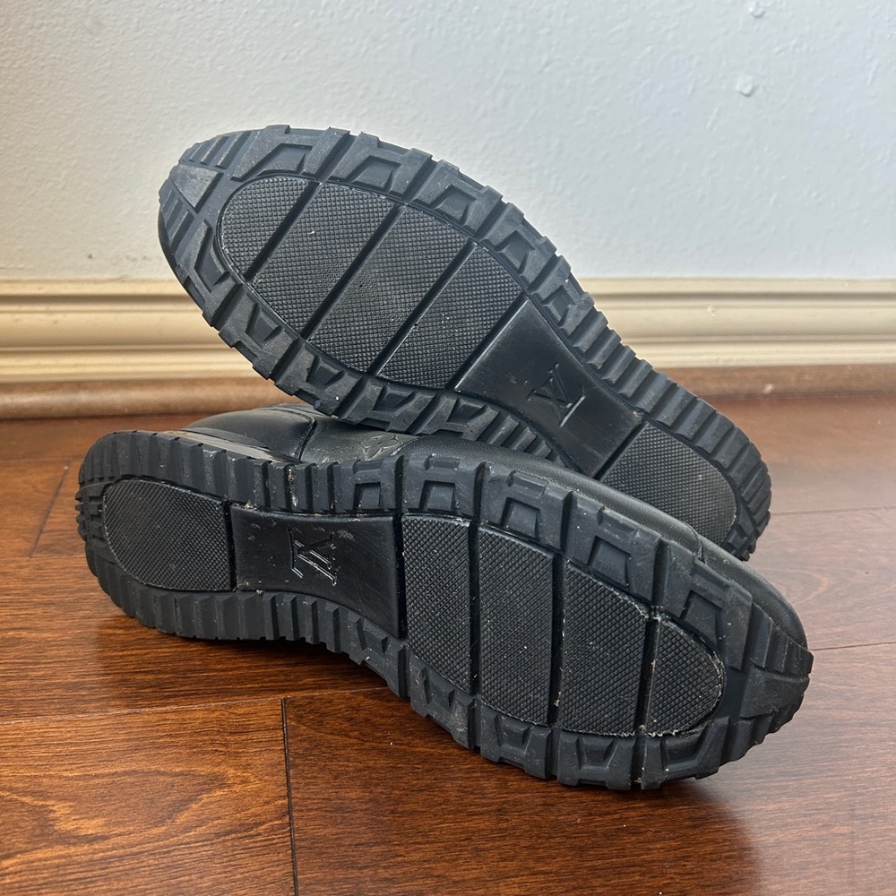 Louis Vuitton Black Leather Sneakers - Picture 5 of 6